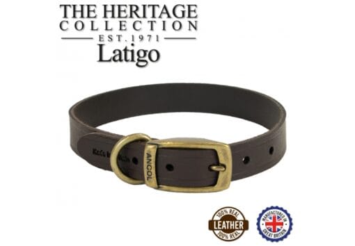 Latigo Leather Collar Havana