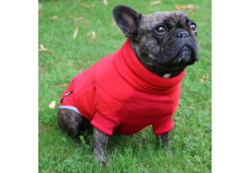 Ancol Polar Fleece Red Dog Coat - Image 2
