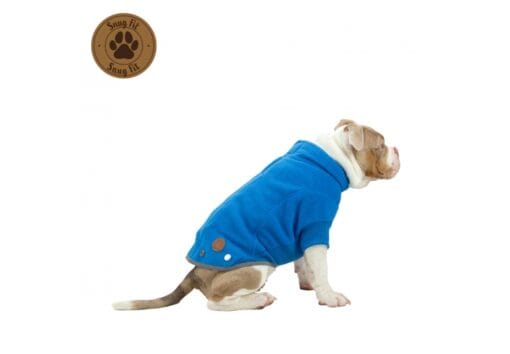 Ancol polar fleece dog coat in blue